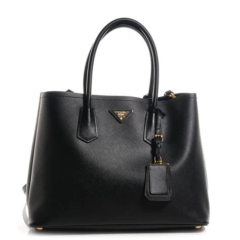 prada large saffiano cuir double tote|prada saffiano lux tote bag.